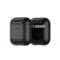 For AirPods 2 / 1 DUX DUCIS PECB Series Earbuds Box Protective Case(Black)