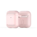 For AirPods 2 / 1 DUX DUCIS PECB Series Earbuds Box Protective Case(Pink)