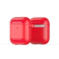 For AirPods 2 / 1 DUX DUCIS PECB Series Earbuds Box Protective Case(Red)