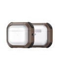 For AirPods 3 DUX DUCIS PECD Series Earbuds Box Protective Case(Brown)