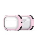 For AirPods Pro DUX DUCIS PECD Series Earbuds Box Protective Case(Pink)