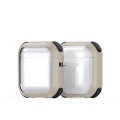 For AirPods 2 / 1 DUX DUCIS PECD Series Earbuds Box Protective Case(Gold)