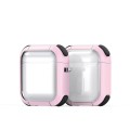 For AirPods 2 / 1 DUX DUCIS PECD Series Earbuds Box Protective Case(Pink)