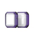 For AirPods 2 / 1 DUX DUCIS PECD Series Earbuds Box Protective Case(Purple)