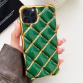 For iPhone 15 Pro Max Electroplated Varnish Diamond TPU Phone Case(Green)