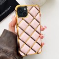 For iPhone 15 Plus Electroplated Varnish Diamond TPU Phone Case(Pink)