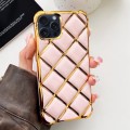 For iPhone 13 Pro Electroplated Varnish Diamond TPU Phone Case(Pink)