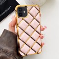 For iPhone 11 Electroplated Varnish Diamond TPU Phone Case(Pink)