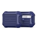 For AirPods Pro 2 DUX DUCIS PECE Series Earbuds Box Protective Case(Dark Blue)