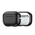 For AirPods Pro 2 DUX DUCIS PECC Series Earbuds Box Protective Case(Black White)