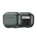 For AirPods Pro 2 DUX DUCIS PECC Series Earbuds Box Protective Case(Green Black)