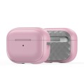 For AirPods Pro 2 DUX DUCIS PECC Series Earbuds Box Protective Case(Pink Grey)