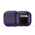 For AirPods 3 DUX DUCIS PECC Series Earbuds Box Protective Case(Purple Black)
