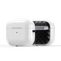 For AirPods 3 DUX DUCIS PECC Series Earbuds Box Protective Case(White Black)
