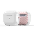 For AirPods 3 DUX DUCIS PECC Series Earbuds Box Protective Case(White Pink)