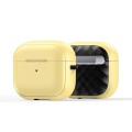 For AirPods 3 DUX DUCIS PECC Series Earbuds Box Protective Case(Yellow Black)