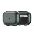 For AirPods Pro DUX DUCIS PECC Series Earbuds Box Protective Case(Green Black)