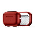 For AirPods Pro DUX DUCIS PECC Series Earbuds Box Protective Case(Red White)