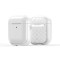For AirPods 2 / 1 DUX DUCIS PECC Series Earbuds Box Protective Case(White)