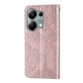 For Xiaomi Redmi Note 13 Pro 4G Life Tree Embossing Pattern Leather Phone Case(Rose Gold)
