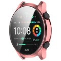 For Xiaomi HayLou RT3 / Solar Plus LS16 Full Coverage TPU Electroplated Watch Protective Case(Pink G