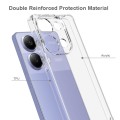 For Xiaomi Redmi Note 13 Pro/Poco M6 Pro 4G Scratchproof Acrylic TPU Phone Case(Transparent)