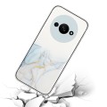 For Xiaomi Redmi A3 4G Hollow Marble Pattern TPU Straight Edge Phone Case(Grey)