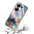 For Xiaomi Redmi Note 13 Pro 4G / Poco M6 Pro 4G Laser Marble Pattern Clear TPU Protective Phone Cas