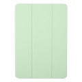 For Xiaomi Pad 6S Pro 12.4 Tri-fold Silicone Leather Tablet Case(Green)