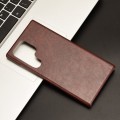 For Samsung Galaxy S24 Ultra 5G Litchi Texture Back Cover Phone Case(Brown)