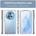 For Honor Magic5 Pro Colorful Series Acrylic Hybrid TPU Phone Case(Transparent)