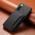 For Sony Xperia 10 IV Calf Texture Card Bag Design Full Coverage Phone Case(Black)