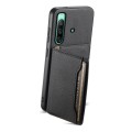 For Sony Xperia 10 IV Calf Texture Card Bag Design Full Coverage Phone Case(Black)