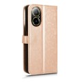 For Realme C67 4G Honeycomb Dot Texture Leather Phone Case(Gold)