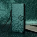 For Realme 12 Pro / 12 Pro+ Honeycomb Dot Texture Leather Phone Case(Green)