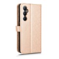 For Realme C65 4G Honeycomb Dot Texture Leather Phone Case(Gold)
