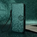 For Realme C65 4G Honeycomb Dot Texture Leather Phone Case(Green)