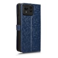 For Asus Zenfone 11 Ultra Honeycomb Dot Texture Leather Phone Case(Blue)