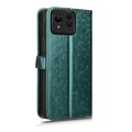 For Asus Zenfone 11 Ultra Honeycomb Dot Texture Leather Phone Case(Green)