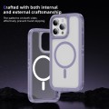 For iPhone 15 Pro Guard Magsafe Magnetic Ring Matte Phone Case(Light Purple)