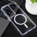 For Huawei P60 / P60 Pro Four-corner Airbag TPU Hybrid PC Magsafe Phone Case(Transparent)