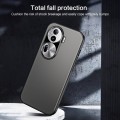 For OPPO Reno11 Global R-JUST RJ-61 Electroplating Frosted TPU + PC Phone Case(Silver)