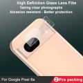 For Google Pixel 8a 2 PCS/Set IMAK HD Glass Rear Camera Lens Film