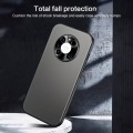 For Huawei Mate 40 Pro R-JUST RJ-61 Electroplating Frosted TPU + PC Phone Case with Holder(Silver)