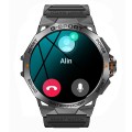 LEMFO K62 1.43 inch AMOLED Round Screen Smart Watch Supports Bluetooth Calls(Black)