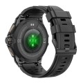 LEMFO K62 1.43 inch AMOLED Round Screen Smart Watch Supports Bluetooth Calls(Black)