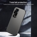 For Honor 70 R-JUST RJ-61 Electroplating Frosted TPU + PC Phone Case(Grey)