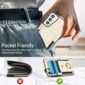 For Samsung Galaxy S21 5G Elastic Card Bag Ring Holder Phone Case(White)