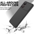 For ZTE Blade A34 Pure Color Liquid Silicone Shockproof Phone Case(Black)