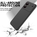 For ZTE Blade A54 Pure Color Liquid Silicone Shockproof Phone Case(Black)